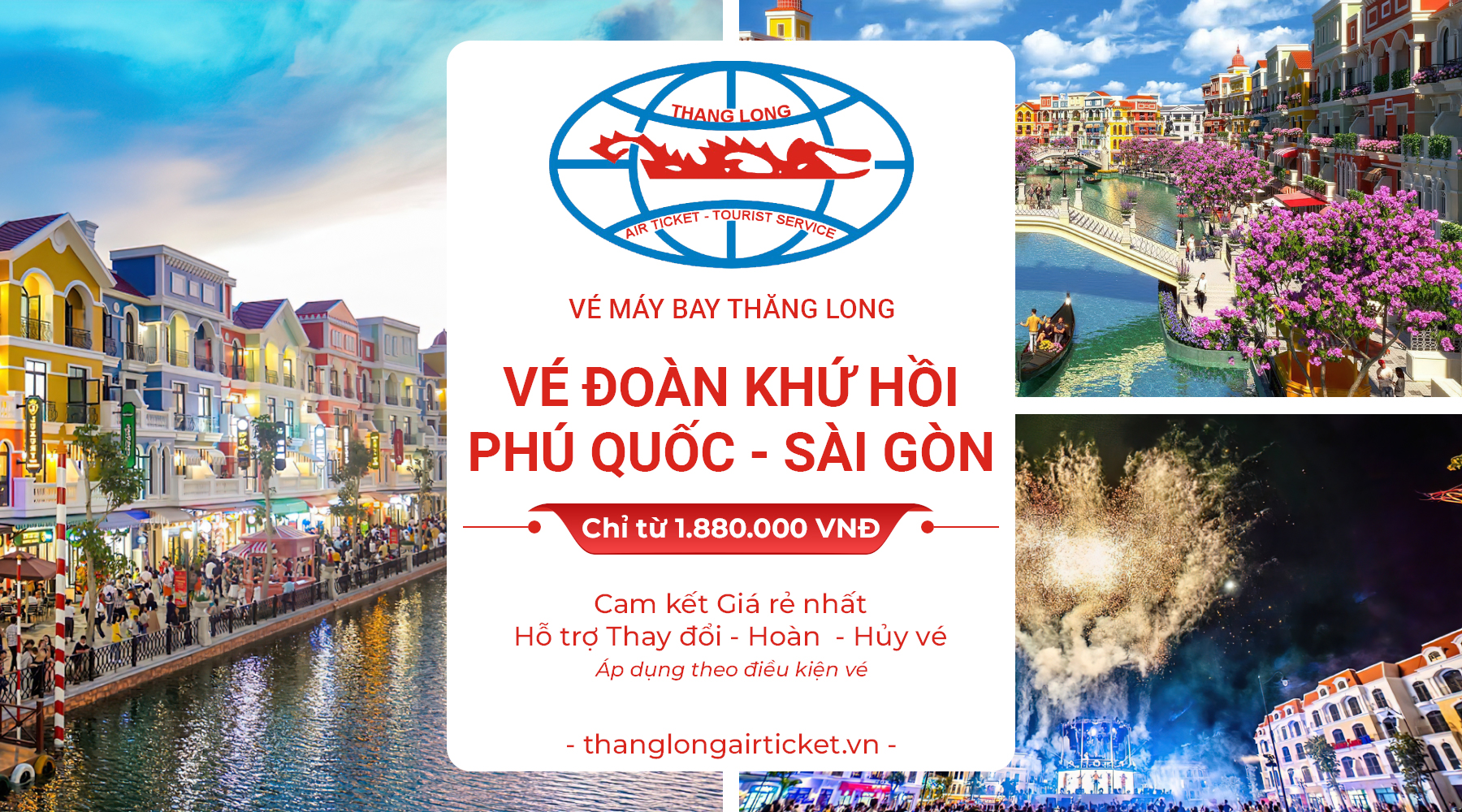 Vé đoàn Phú Quốc - Sài Gòn Quý 3 2022